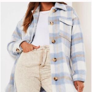 Plaid Button-Up Women's Shacket